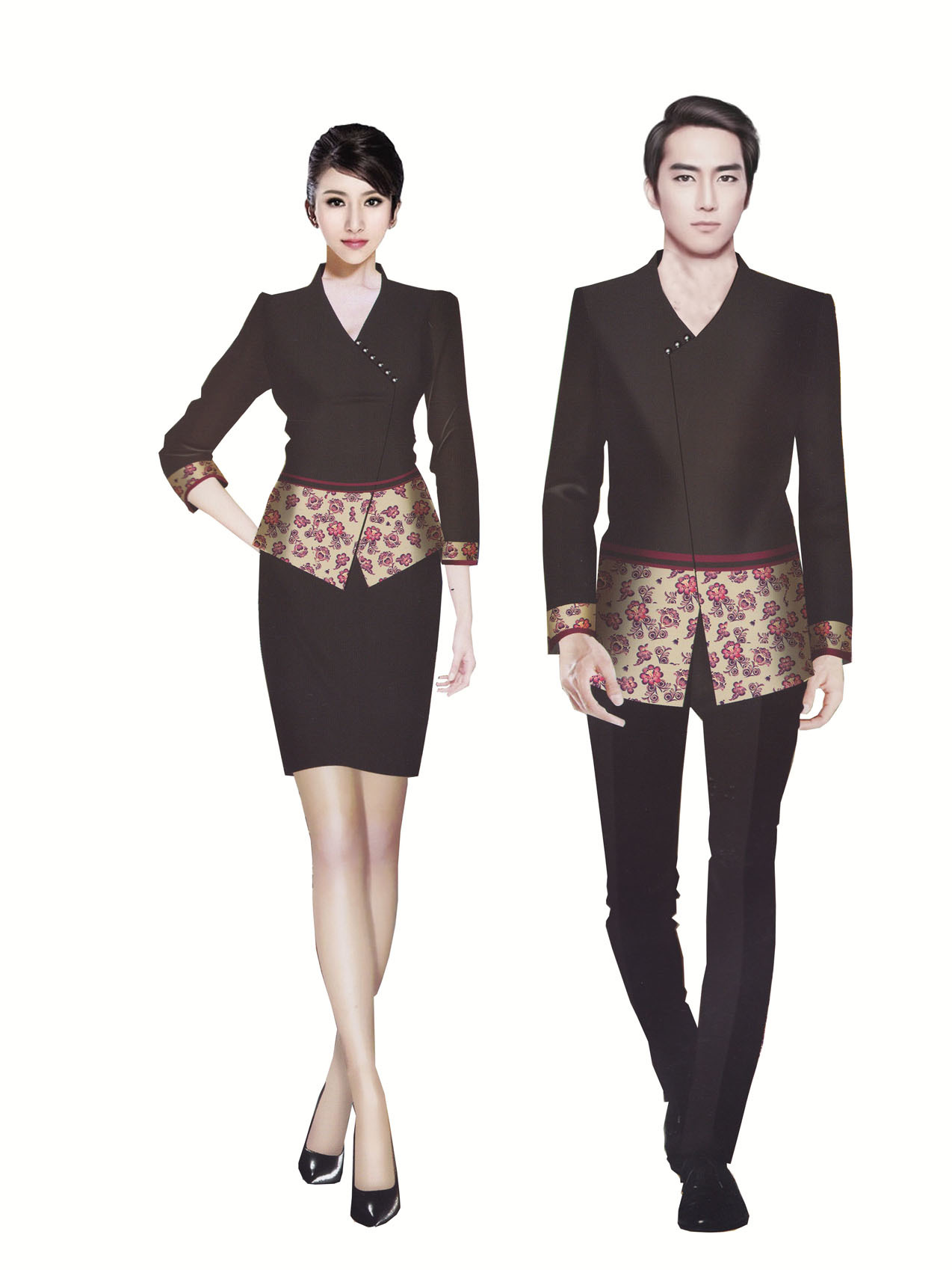 定做餐廳服務(wù)員工作服有哪些益處？